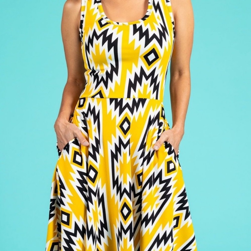 NWT Lularoe Aztec Nicky Dress Small